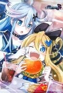 中古タペストリー 人魚姫&ラプンツェル 描き下ろしB2タペストリー 「PS4ソフト 神獄塔 メアリスケルター2」 ト