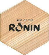 中古コースター ロゴ オリジナル木製コースター 「PS5ソフト Rise of the Ronin」 ゲオ購入特典