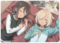 中古マウスパッド 楠芽吹&山伏しずく マウスパッド 「PS4/Switchソフト 結城友奈は勇者である 花結いの