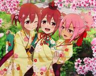 中古タペストリー 集合 B2タペストリー 「PS4/Switchソフト 結城友奈は勇者である 花結いのきらめき 下巻