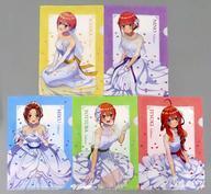 中古クリアファイル 集合 A4クリアファイル5種セット 「PS4/Switchソフト 五等分の花嫁 ~彼女と交わす五つの約
