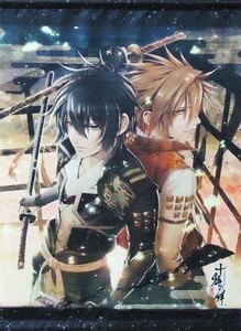 中古タペストリー 千歳&千耶 描き下ろしB2タペストリー 「PSPソフト 十鬼の絆 ~関ヶ原奇譚~」 アニメイト限