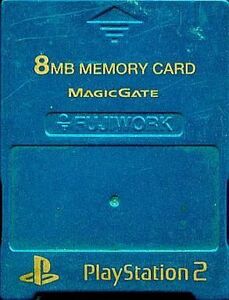 中古PS2ハード PlayStation2専用 メモリーキング2(8MB) グリーン