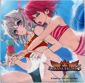 中古タオル・手ぬぐい(キャラクター) アルカナハート3 すっごい!ファイバークロスミニタオル PS3ソフト特典