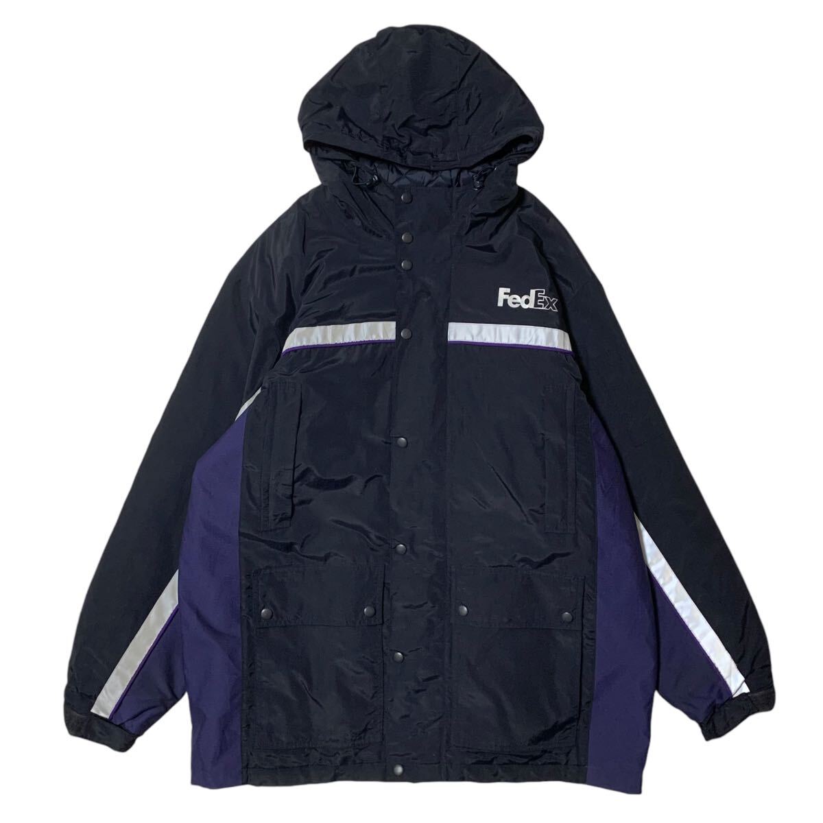 FedEx 90s 未使用 古着 90s FedEx フェデックス 両面 スウェット トレーナー L