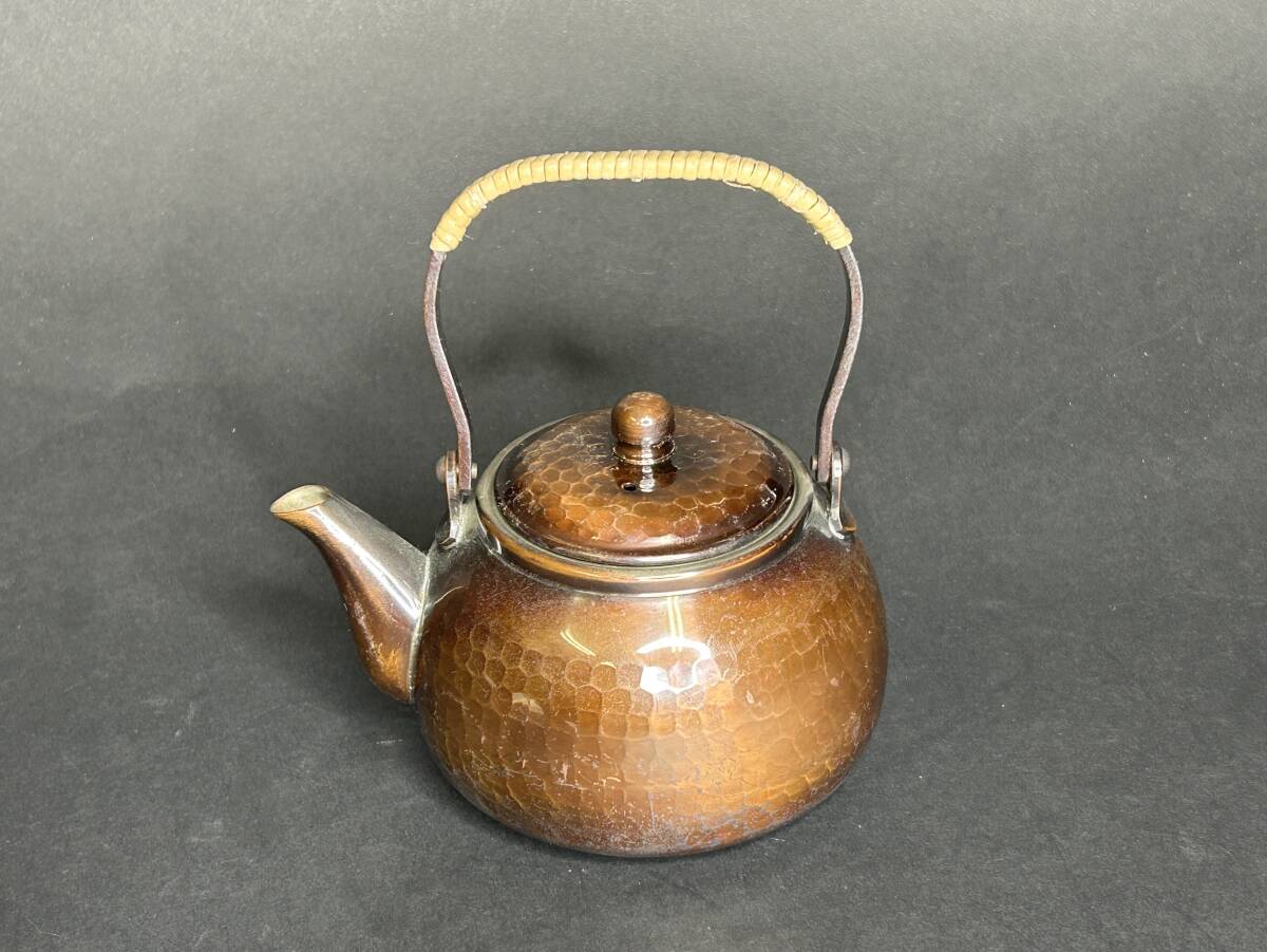 英純堂 (エイジュンドウ) 茶器揃え 桃山古色 鎚起銅器