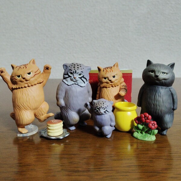 カマノレイコ フィギュアコレクション 1 2 ちふ ぐうちゃんマヌルネコの親子