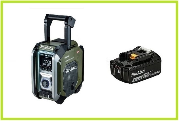 【未使用品】マキタ MR005GZO 充電式現場ラジオ (オリーブ) 本体のみ 楽天市場】マキタ(makita) MR005GZO オリーブ 充電式ラジオ