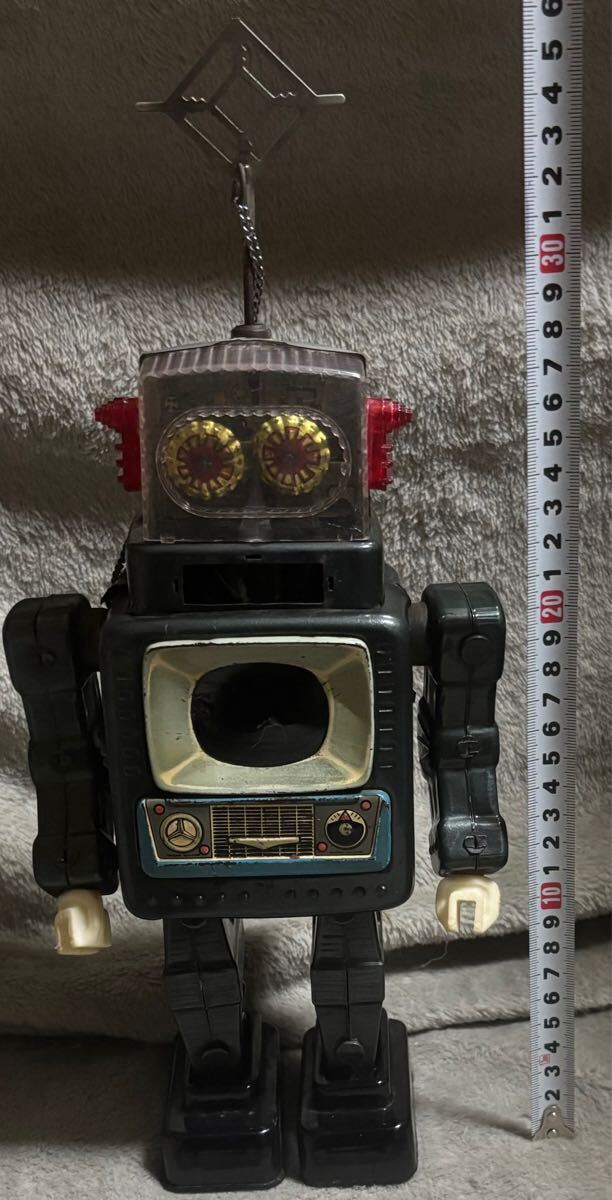 Yahoo!オークション -「テレビジョン」(ロボット) (ブリキ)の Yahoo!オークション -「テレビジョン」(ロボット) (ブリキ)の