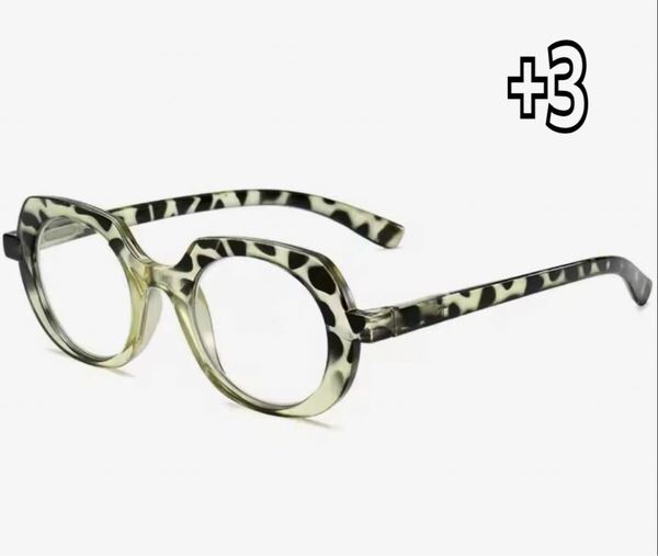 +3 老眼鏡 レトロなビンテージスタイルの老眼鏡 リーディンググラス メガネ ブルーライトカット 紫外線UVカット