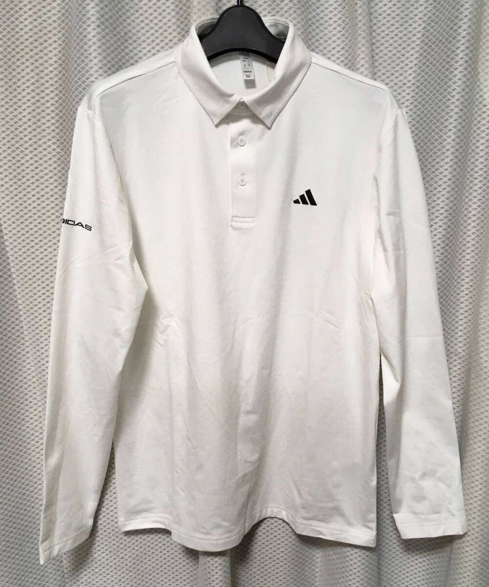 新品定価¥9,350円*お買い得114/2XL♪♪アディダス ゴルフ ストレッチ 長袖シャツ