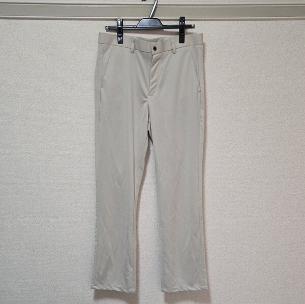 新品未使用スラックス/ベージュ/M~L相当