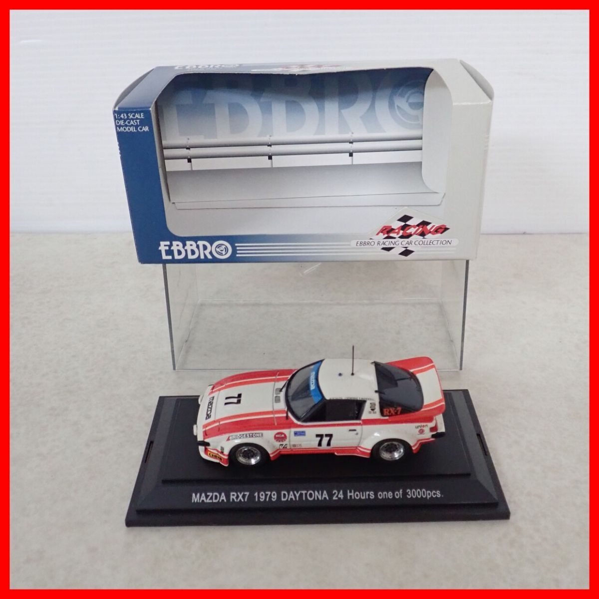 EBBRO製 1/43 マツダ サバンナ RX-7 レーシング #7 デイトナ EBBRO製 1/43 マツダ サバンナ RX-7 レーシング #7 デイトナ