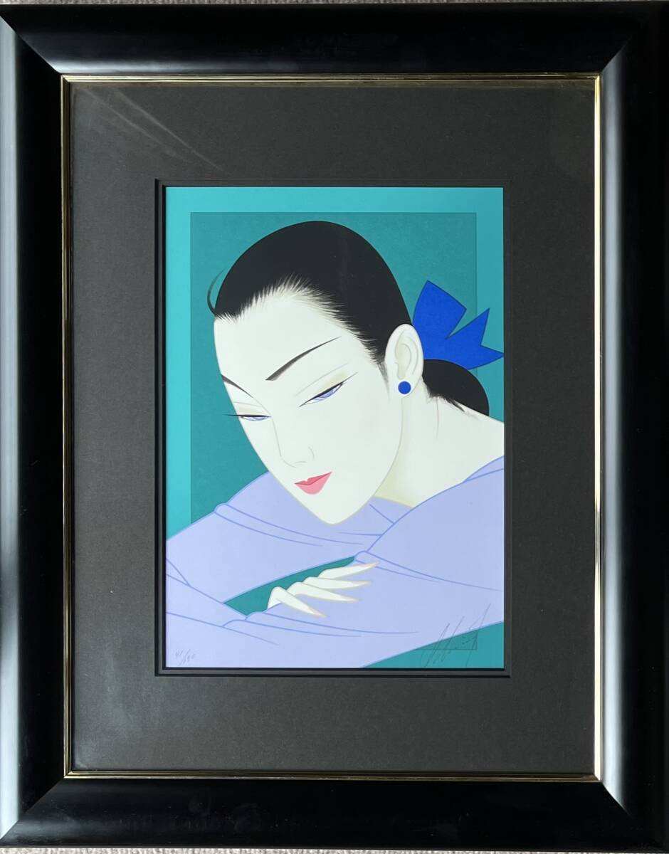 Yahoo!オークション -「鶴田一郎」(シルクスクリーン) (版画)の Yahoo!オークション -「鶴田一郎」(シルクスクリーン) (版画)の