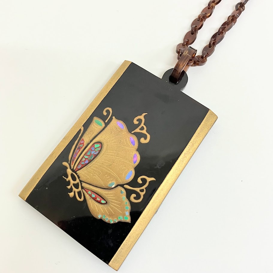 Yahoo!オークション -「蒔絵」(べっ甲) (ネックレス、ペンダント Yahoo!オークション -「蒔絵」(べっ甲) (ネックレス、ペンダント