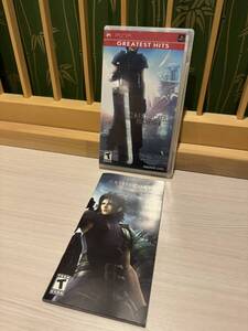 PSP 北米版 海外版 クライシスコア ファイナルファンタジーVII