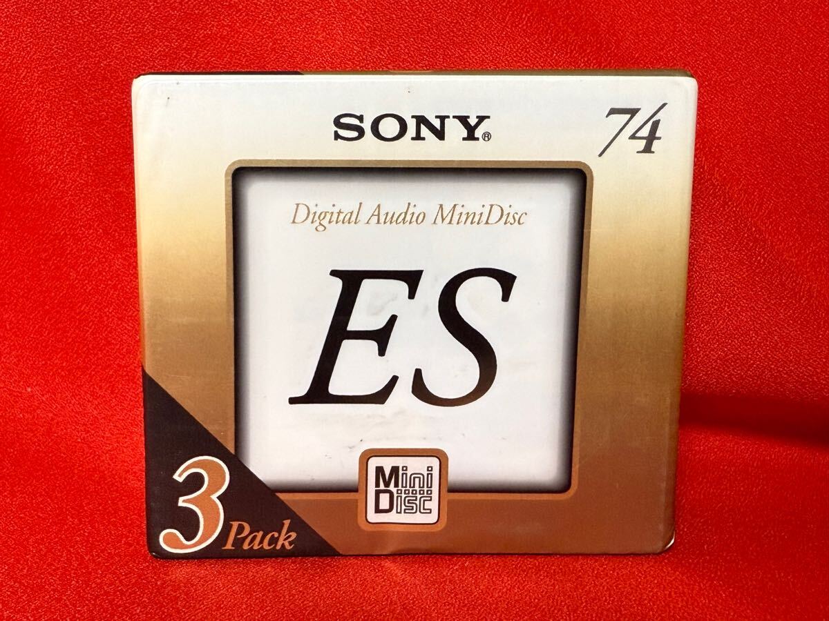 未使用 SONY Mini Disc ES 74min. 3PACK 3MDW74M ソニー MD ミニディスク 3枚パック