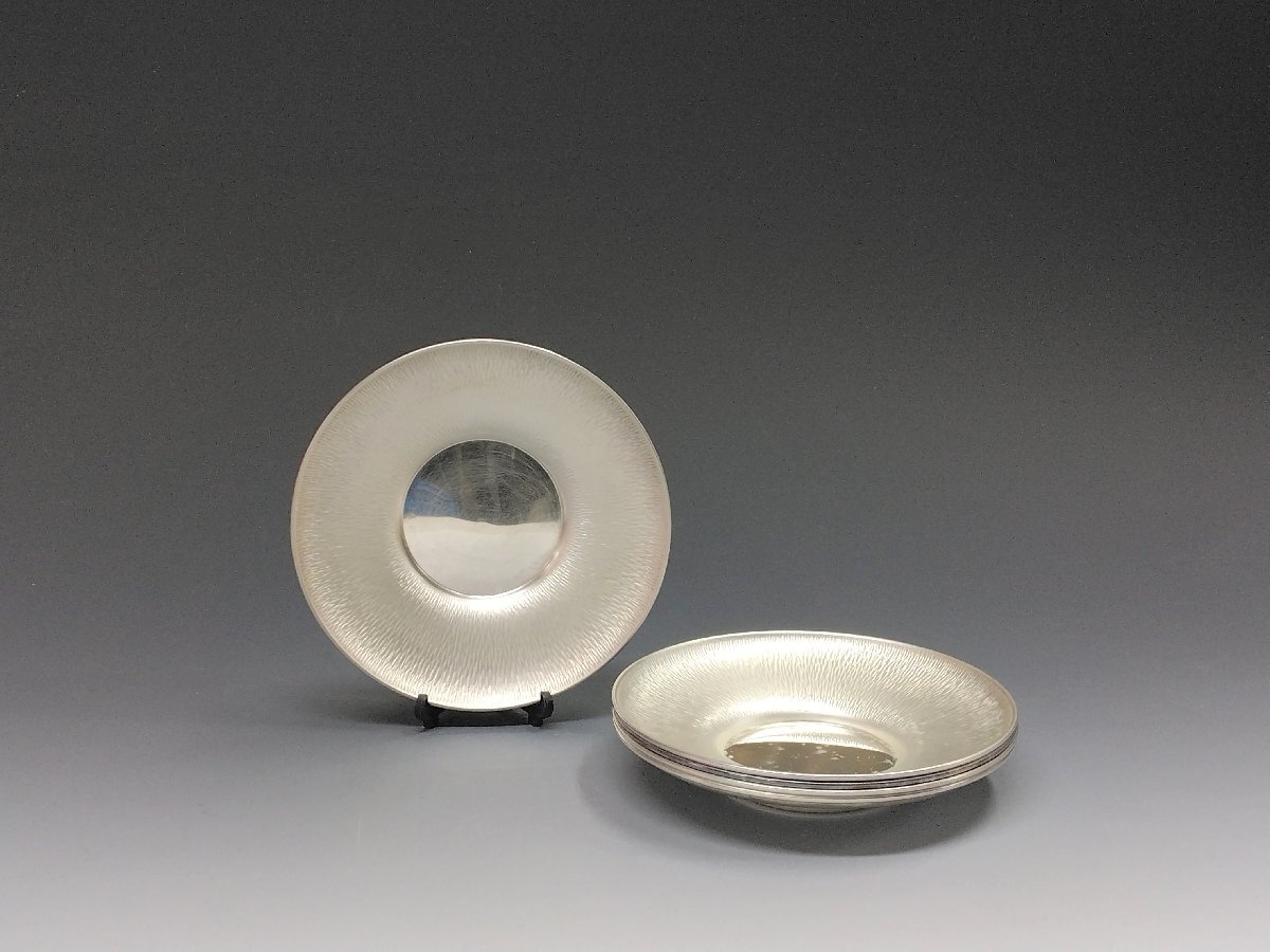 Yahoo!オークション -「煎茶道具 茶托」(銀製) (金属工芸)の落札 Yahoo!オークション -「煎茶道具 茶托」(銀製) (金属工芸)の落札