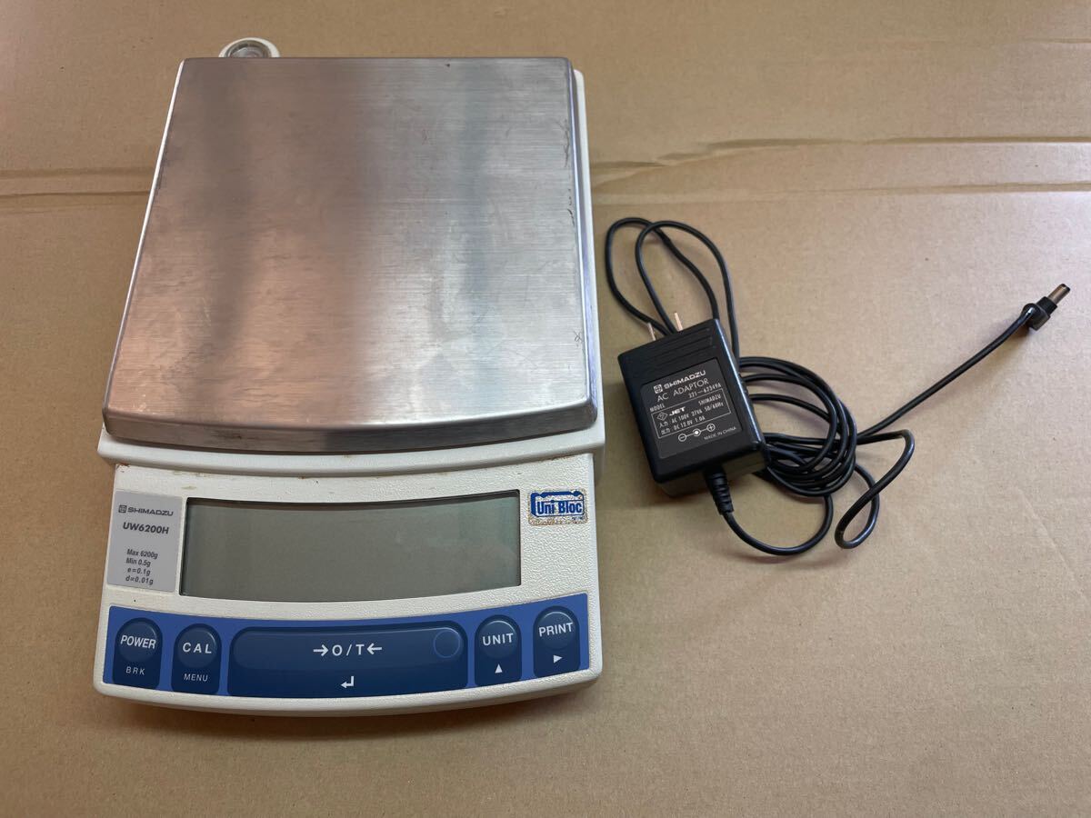 Yahoo!オークション - SHIMADZU 島津製作所 電子天秤 UW6200H Yahoo!オークション - SHIMADZU 島津製作所 電子天秤 UW6200H