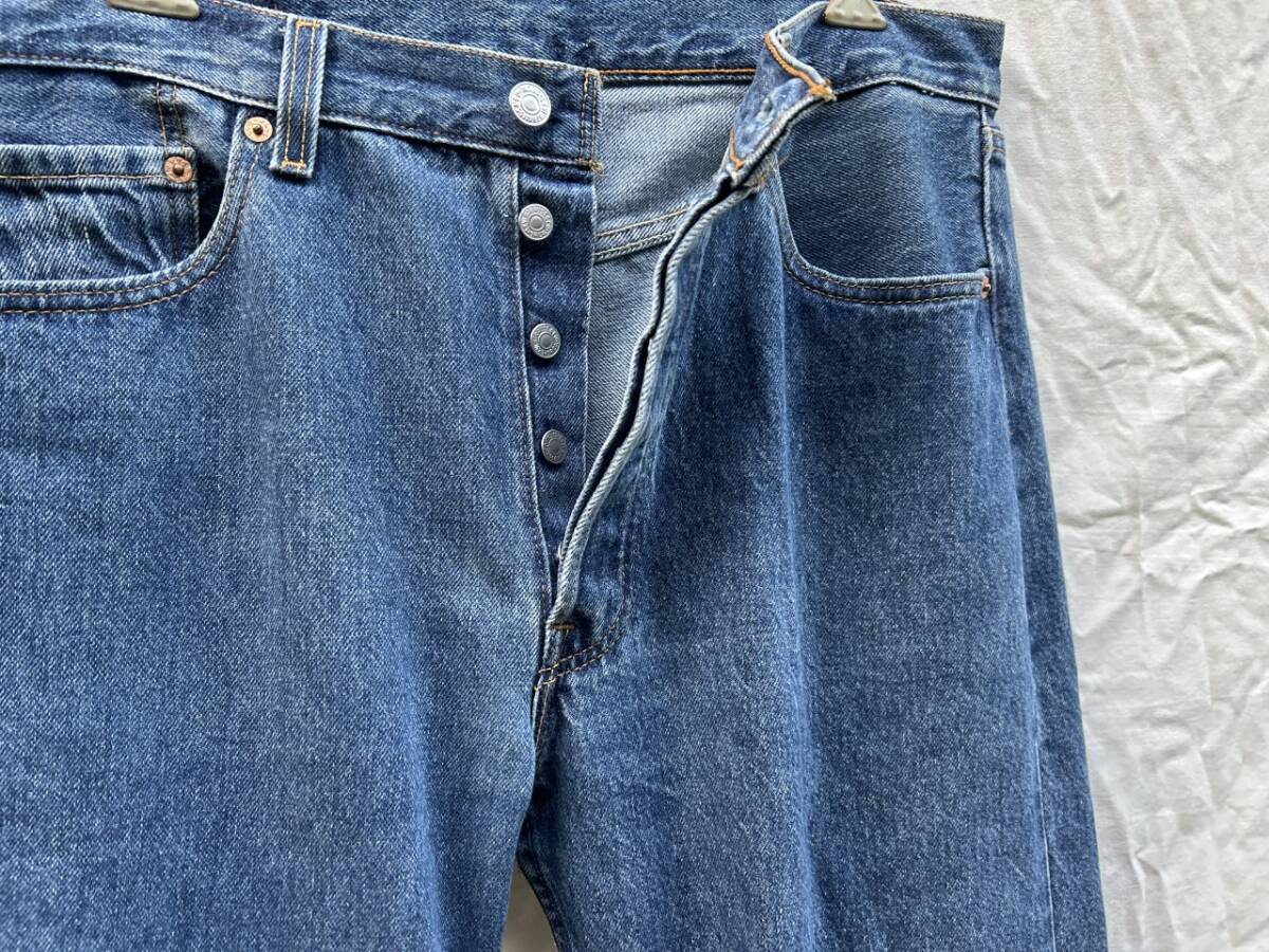 90s LEVIS LEVI'S リーバイス 501 XX アメリカ製 USA製 インディゴ デニム ジーンズ VINTAGE ビンテージ 紙パッチ W34 L32 501-0118 90s LEVIS LEVI'S リーバイス 501 XX アメリカ製 USA製 インディゴ デニム ジーンズ VINTAGE ビンテージ 紙パッチ W34 L32 501-0118
