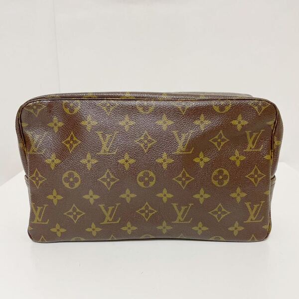 LOUISVUITTON ルイヴィトン モノグラム トゥルーストワレット28 メイクポーチ セカンドバッグ ヴィンテージ オールド 中古