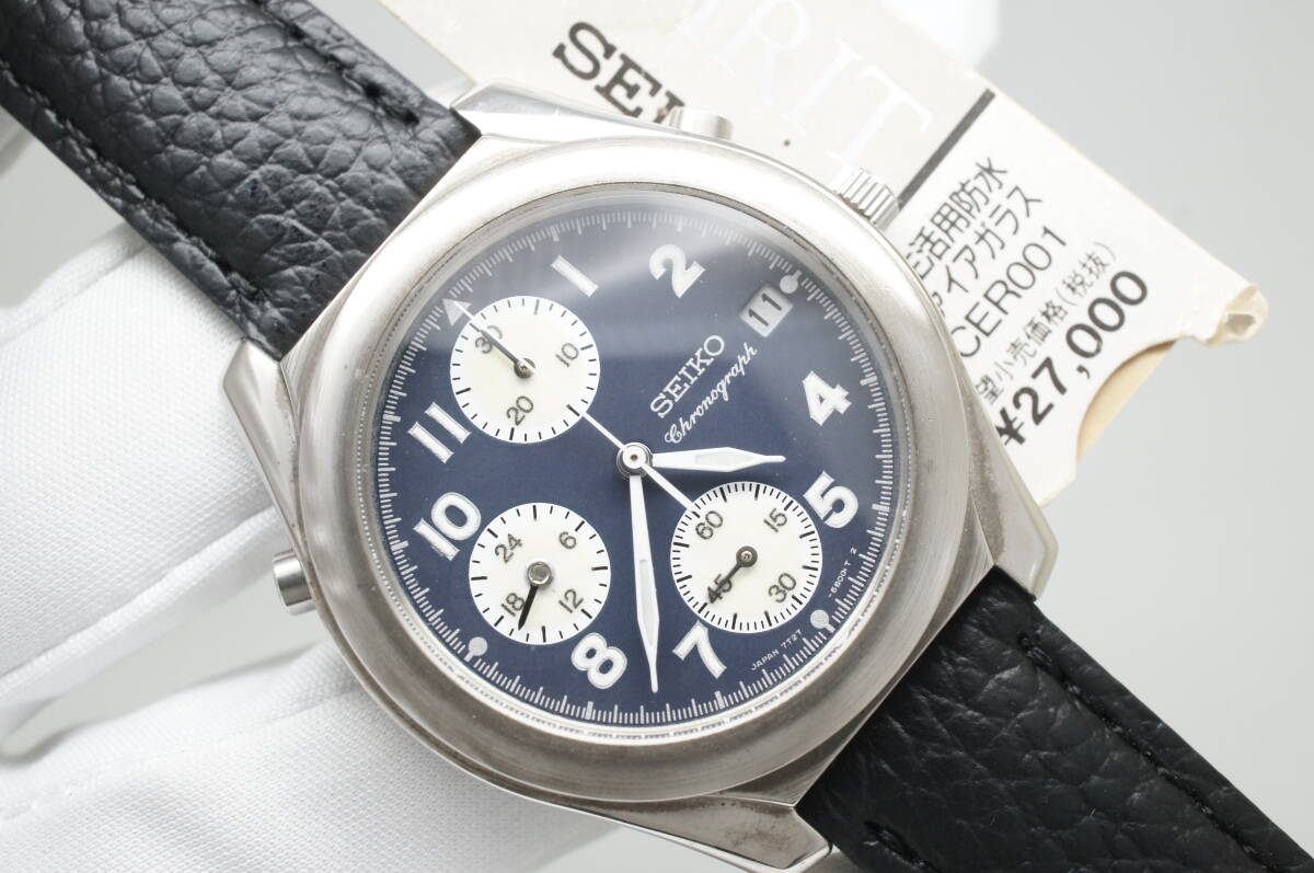SEIKO セイコー クロノグラフ メンズ腕時計 7T27-6A70｜Yahoo