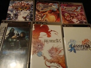 PSPソフト 動作品 ファンタシースター FF 6本セット