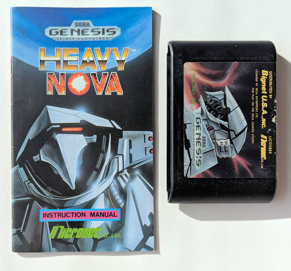 HEAVY NOVA ヘビーノバ 北米版 (箱なし) ★ MD メガドライブ SEGA GENESIS