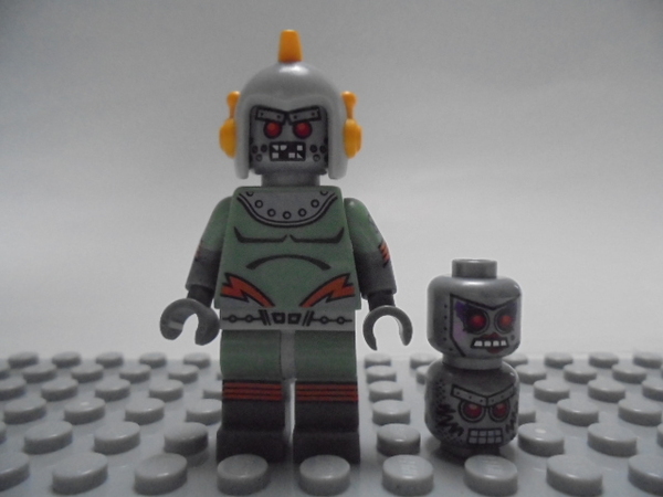 レゴミニフィギュア 宇宙人ロボ(ロボ顔3種) ミニフィグ スペース スターウォーズ LEGO