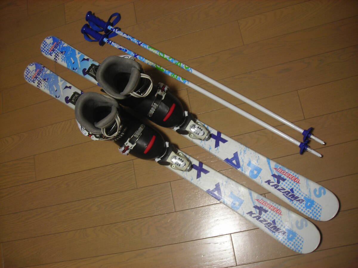 HEAD、HARTなどジュニア用スキーセット 板127㎝、ブーツ21-22 HEAD、HARTなどジュニア用スキーセット 板127㎝、ブーツ21-22