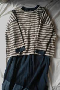 ☆★nest Robe ネストローブ ウールニットボーダープルオーバー セーター*レディース・女性用★☆