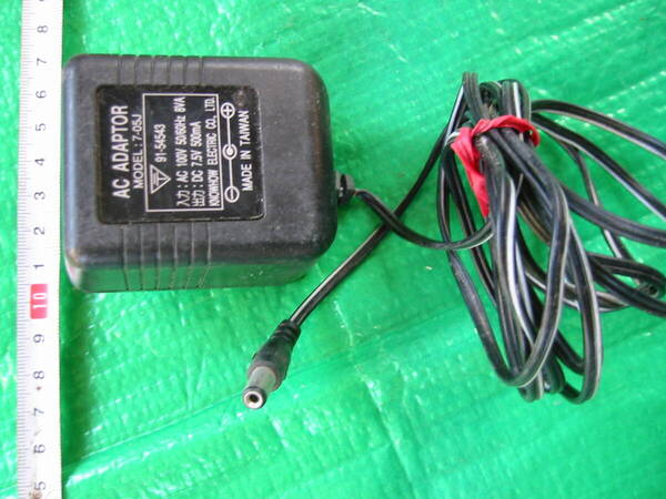 ACアダプター DC7.5V - 500mA 7-05J