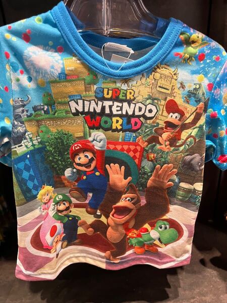 USJ 限定 スーパーニンテンドーワールド キッズ Tシャツ 150サイズ ドンキーコングカントリー マリオ