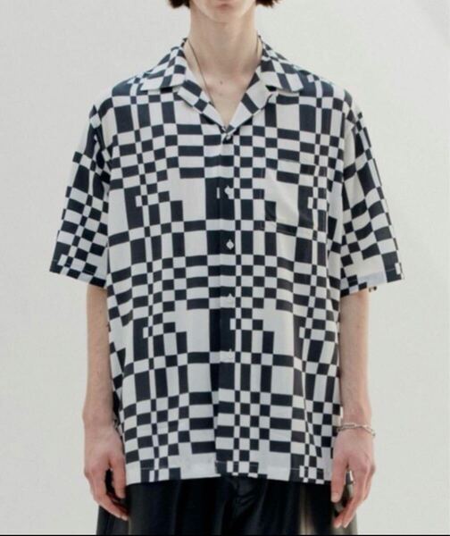 VIVA STUDIO レーヨン半袖オープンカラーシャツ M 韓国ブランド 半袖 VIVA STUDIO Rayon Open Collar Short Sleeve Shirt Size M