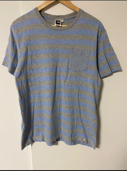 THE NORTH FACE リサイクルボーダーポケットTシャツ Mサイズ メンズ 半袖 THE NORTH FACE Recycled Border Pocket T-Shirt Size M Men’s