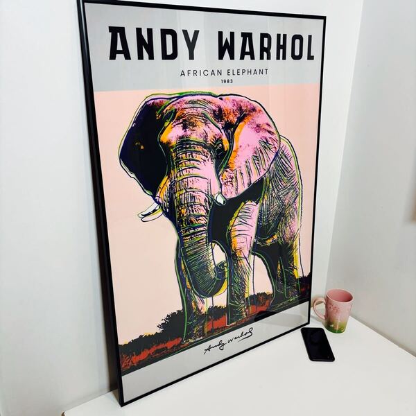 【ポスター】アンディ ウォーホル african elephant A1サイズ