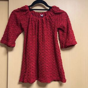 Paulette 5分袖 控えめフレアスリーブ スモック トップス
