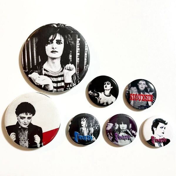 ☆新品☆Siouxsie And The Banshees スージー&ザ・バンシーズ Punk バッジ(検)666 ライダース Sex Pistols Clash Damned Seditionaries #2
