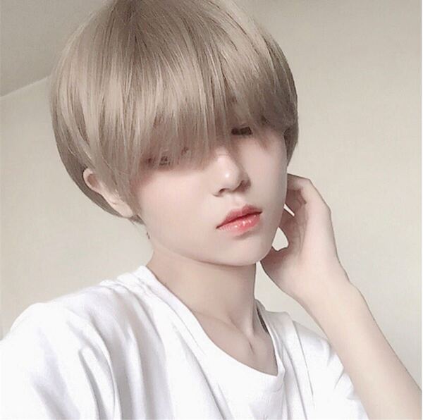 【男女兼用】 ウィッグ ショート フルウィッグ カツラ 男女両用 韓国 耐熱ファイバー
