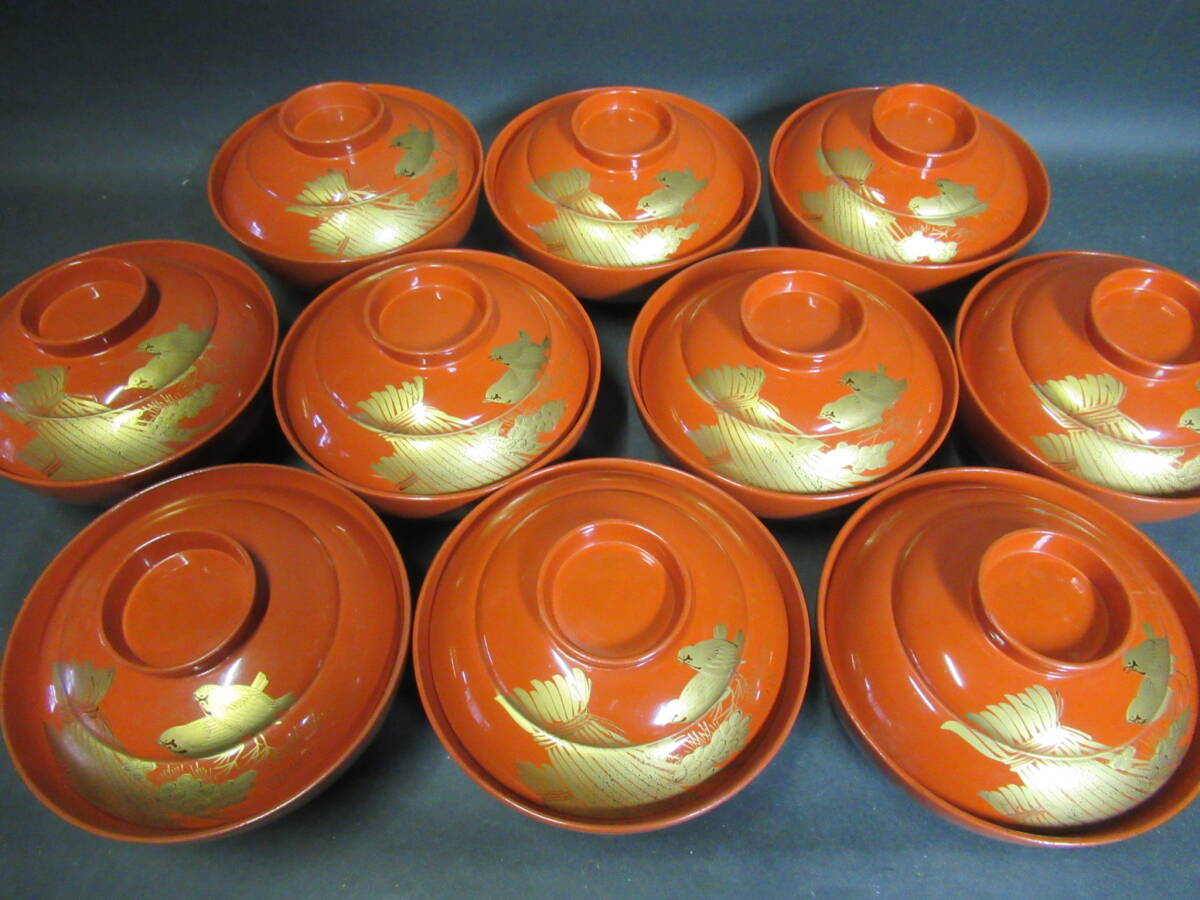 Yahoo!オークション -「輪島塗 椀 10」(漆芸) (工芸品)の落札