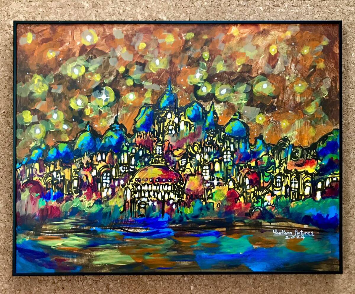 Yahoo!オークション -「額装品」(アクリル、ガッシュ) (絵画)の Yahoo!オークション -「額装品」(アクリル、ガッシュ) (絵画)の
