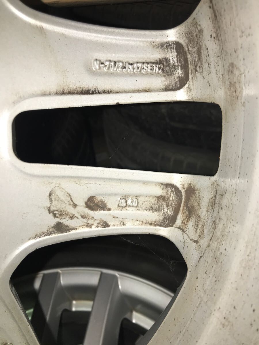 BMW 純正ホイール 17インチ 7.5J 120x5穴 インセット40 X3 X5 BMW 純正ホイール 17インチ 7.5J 120x5穴 インセット40 X3 X5