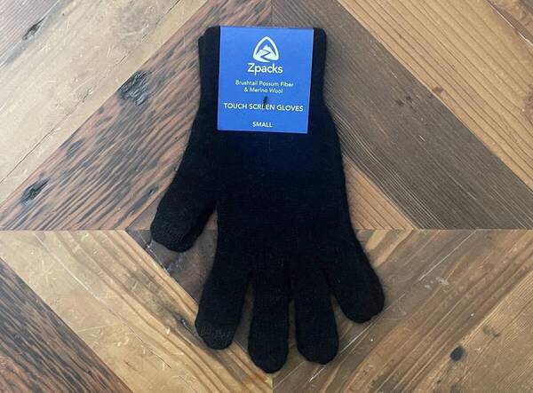 Zpacks Conductive Brushtail Possum Gloves Small Zパックス ブラッシュテールポッサム グローブ メリノウール
