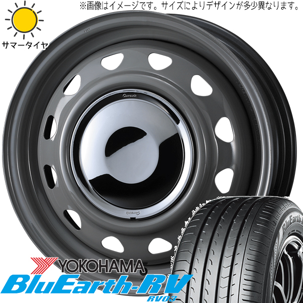 ソリオ デリカD2 165/70R14 ホイールセット | ヨコハマ ブルーアース RV03 & ネオキャロ 14インチ 4穴100
