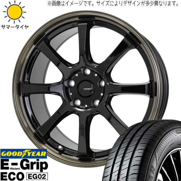 ムーブ NVAN 165/55R14 ホイールセット | グッドイヤー EG02 & P08 14インチ 4穴100