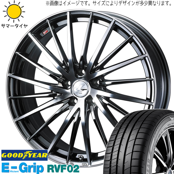 ヤリスクロス 215/55R17 ホイールセット | グッドイヤー RVF2 & レオニス FR 17インチ 5穴114.3