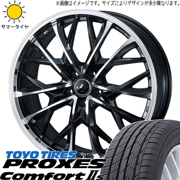 プリウス 60系 215/50R18 ホイールセット | トーヨー プロクセス 2S & レオニス MV 18インチ 5穴114.3