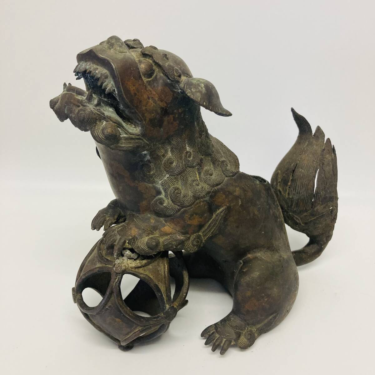 Yahoo!オークション -「玉獅子」(銅製) (金属工芸)の落札相場 Yahoo!オークション -「玉獅子」(銅製) (金属工芸)の落札相場