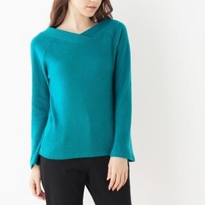 新品 index 2WAY起毛リブカットソー ブルー(092) 02(M) 定価3289円