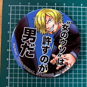 ONEPIECE ワンピース 名言缶バッジ USJ サンジ 送料無料